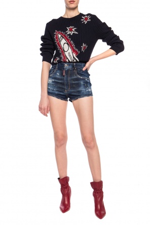 Stonewashed denim shorts, zdjęcie 2 Stonewashed denim shorts od Dsquared2